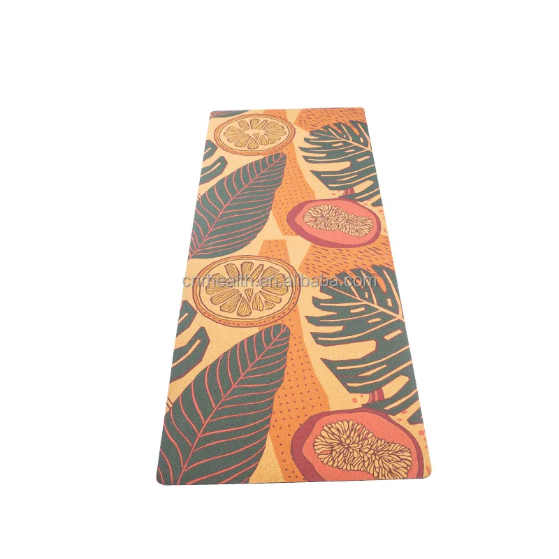 Недорогой экологически чистый коврик для йоги из натуральной пробки и натурального каучука, экологически чистые коврики для йоги из пробки, Португалия