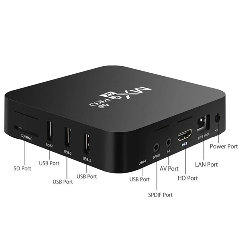 MX Q pro 4K 5G 128g Android TV Box 10 2 4/5G WiFi cromecast Media Player IPTV tv