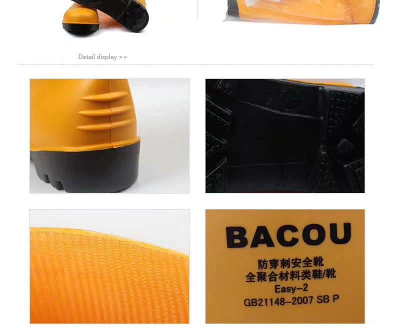 Honeywell 75708 Industrial Pvc Puncture Proof Safety Shoes Steel Toe Botas De Trabajo Para Hombre Safety Boots