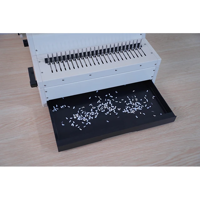 CM600A Document Booklet Exercise Book Paper Binding Machine 24 Holes Hardcover Book Binding Machine For Office