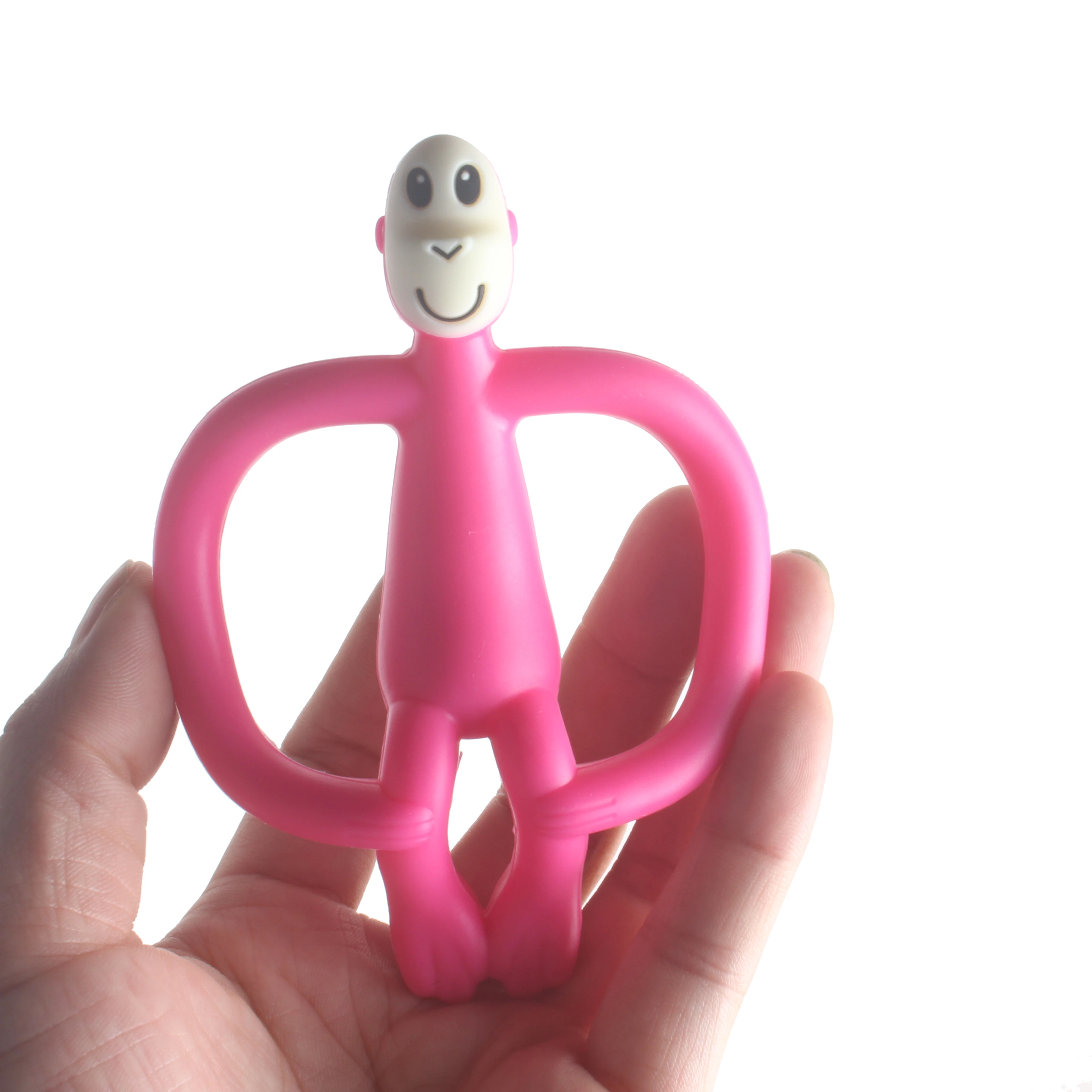 Hot Sales Baby Toys Monkey Cartoon Teether Toddler Molar Teeth Pain Relief Tool Infant Educational Toy Baby Soft Teether