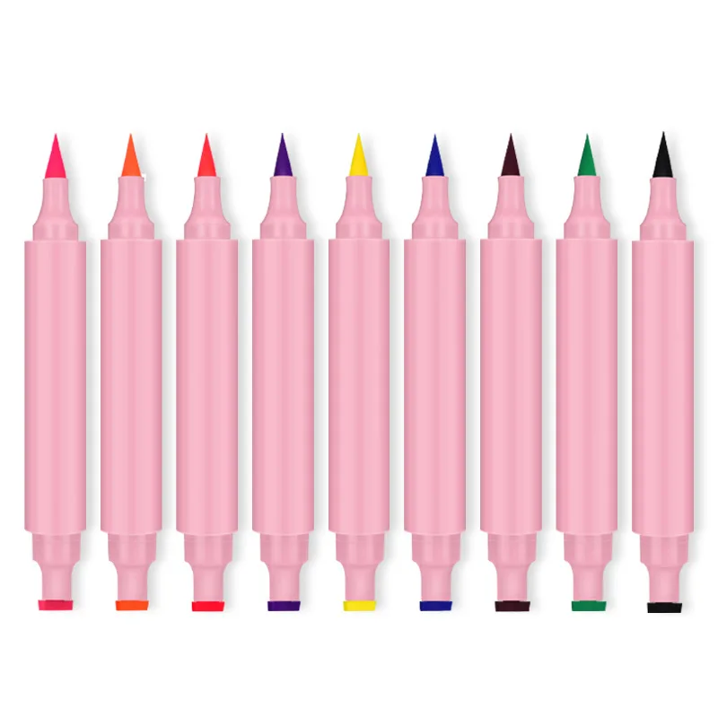 Custom No Logo 2 in 1 Seal Liquid Eyeliner Pencil Private Label Waterproof Double-ended Eye Liner with Stamp