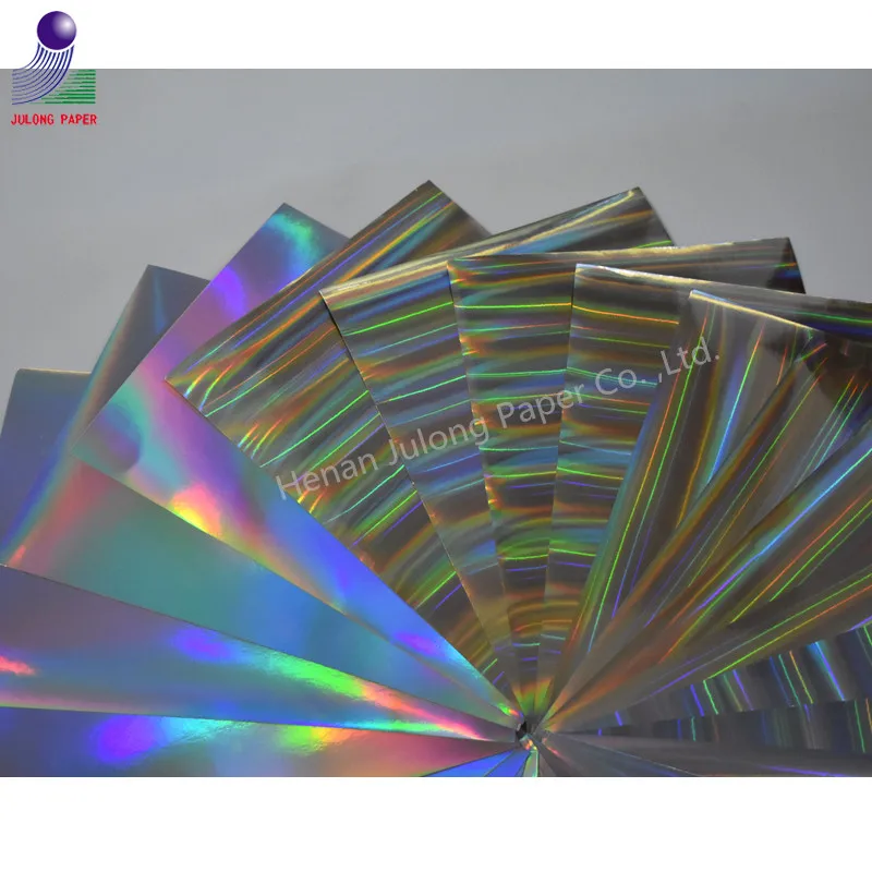 250GSM 320GSM metallic holographic wrapping paper
