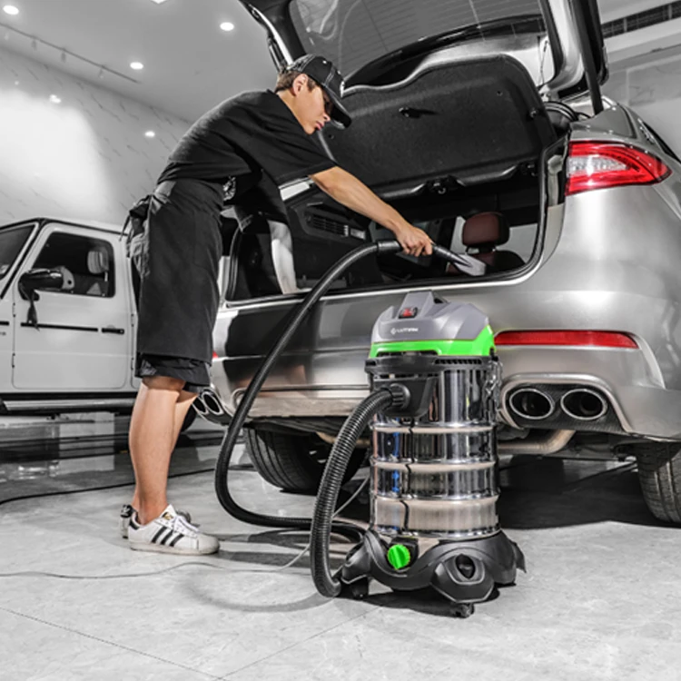 High Power 3000W Sippon vindustrial vacuum cleaner manufacturer for dry wet cleaning dust bag