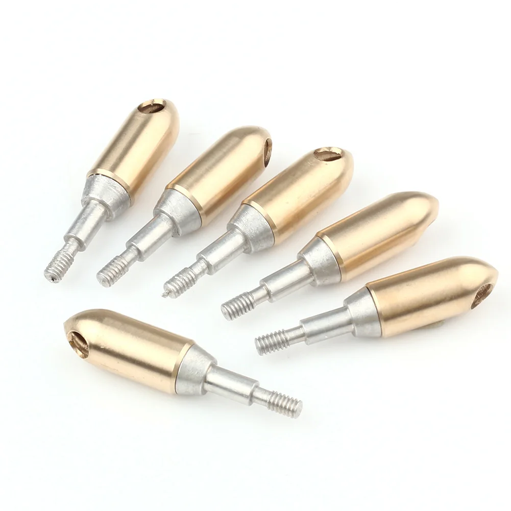 Linkboy Archery Brass Whistle Arrow Tip 125 Grain Hunting Broadheads for Compound Bow And Crossbow hunting arrows