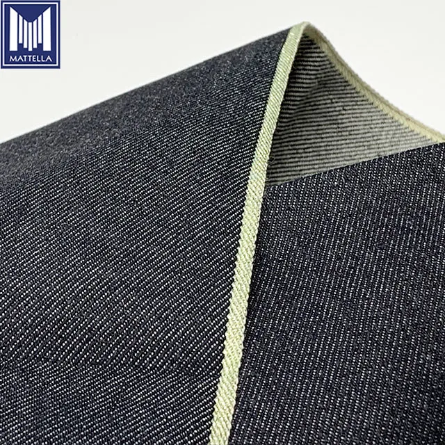 vintage raw denim fabric for jeans jacket selvedge denim fabric from bangladesh garment factory