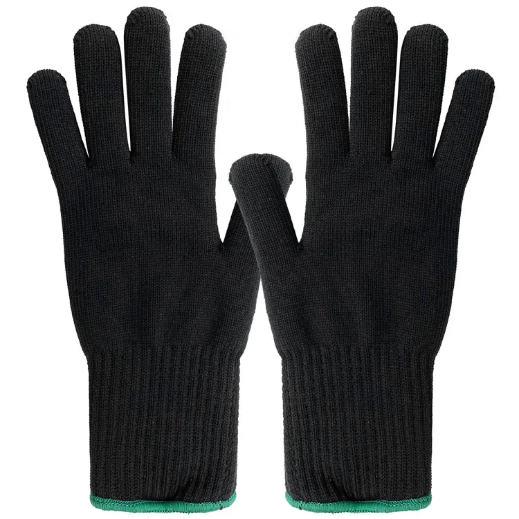 8 Gauge Double Manufacturer Direct Sales Customization Layer Nylon Outer Half Fleece Inner Winter Gloves