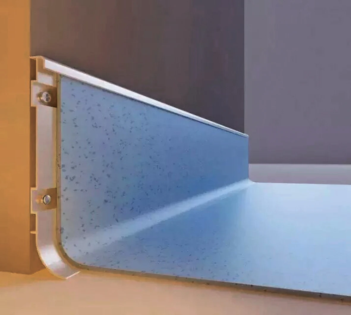 Аксессуары для пола, водонепроницаемый плинтус из алюминиевого сплава