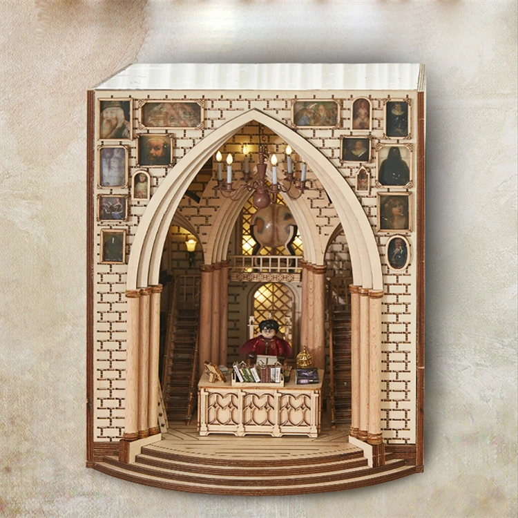 Discount Price Wooden Decoration 3D Diy Office Building Puzzle