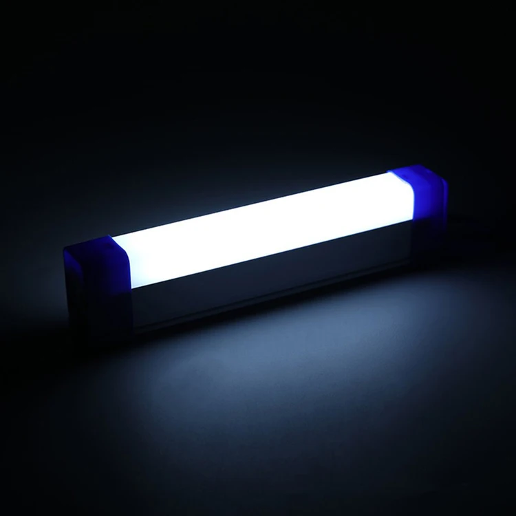 Питание от аккумулятора Портативный ночного рынка кабинетное Освещение USB светодиодный аварийный свет пробки аккумуляторная