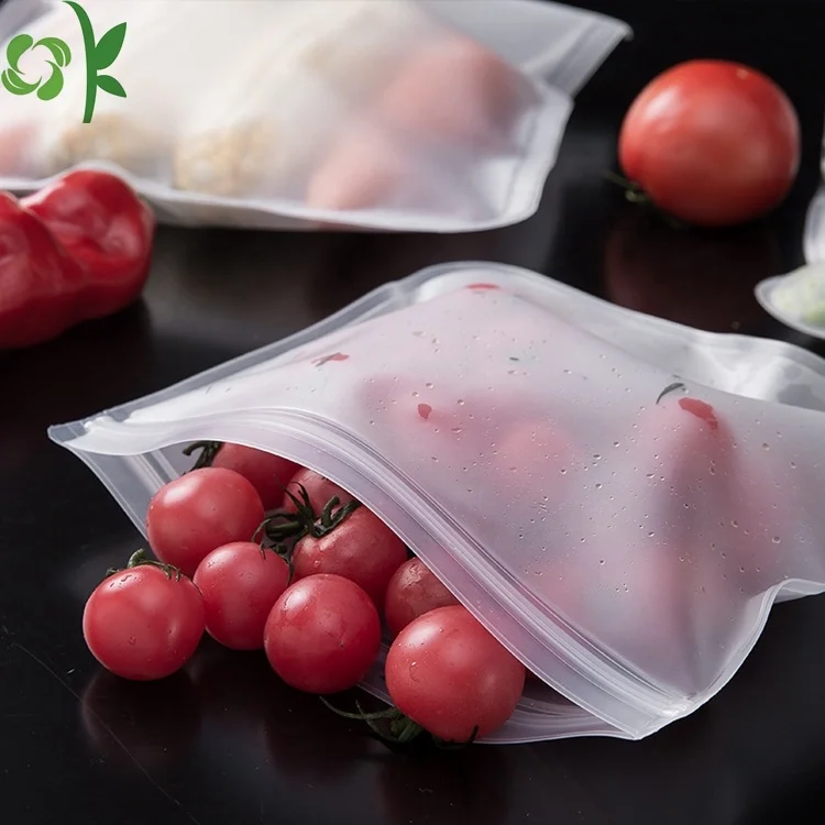OKSILICONE, многоразовая силиконовая сумка для хранения пищевых продуктов без бисфенола А, Водонепроницаемая силиконовая сумка для сохранения свежести пищевых продуктов