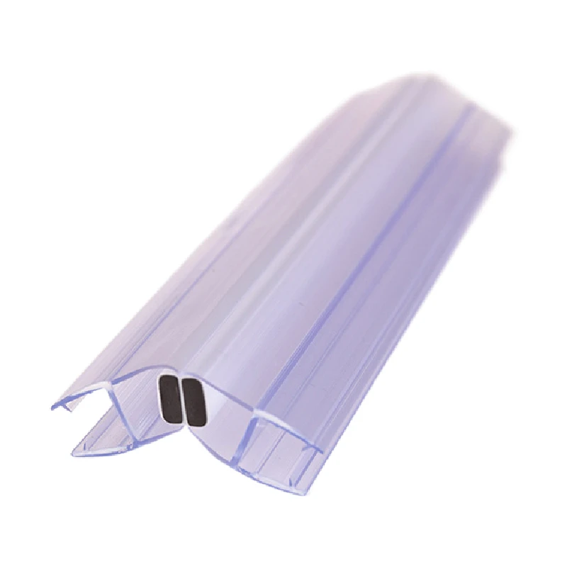 Frameless Screen Door Sealing Strip Bathroom Waterproof PVC Glass Screen Shower Door Seal Strip