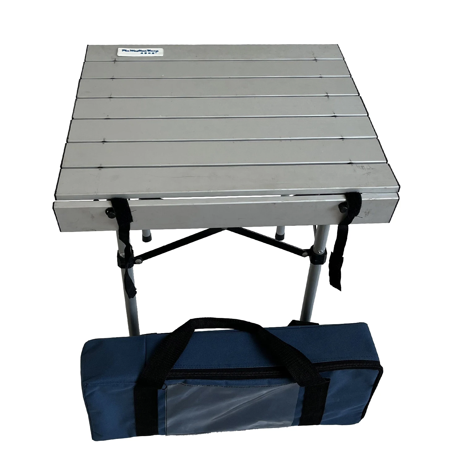Small Aluminium Roll Up Table Top With Metal Legs For Camping