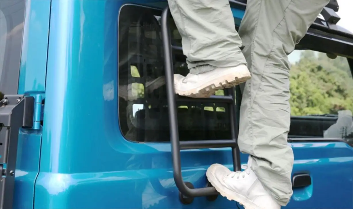 Steel Rear Window Extension Climbing Ladder for Jimny JB64/JB74 2018+