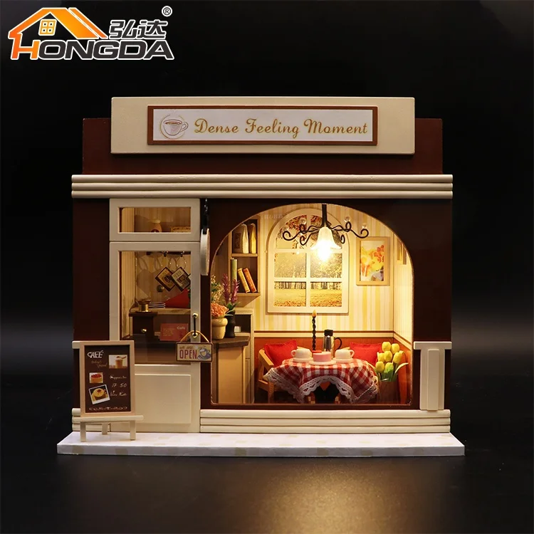  Cheap price real furniture toy doll house for craft center with