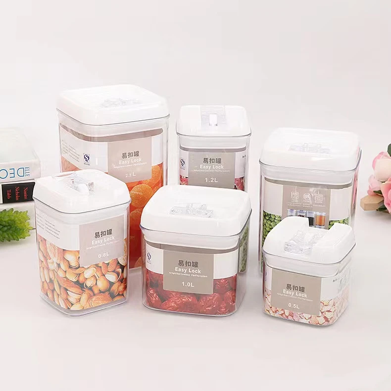 Hot sale kitchen plastic container dried fruit food storage fresh-keeping box