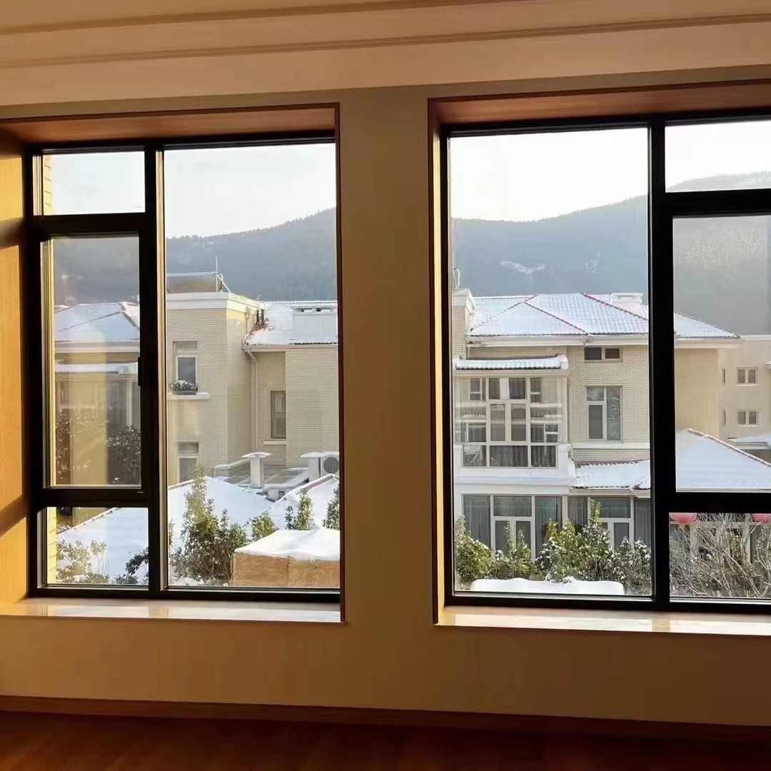 High-quality customized style  Aluminum frame glass windows  used for house  fixed windows