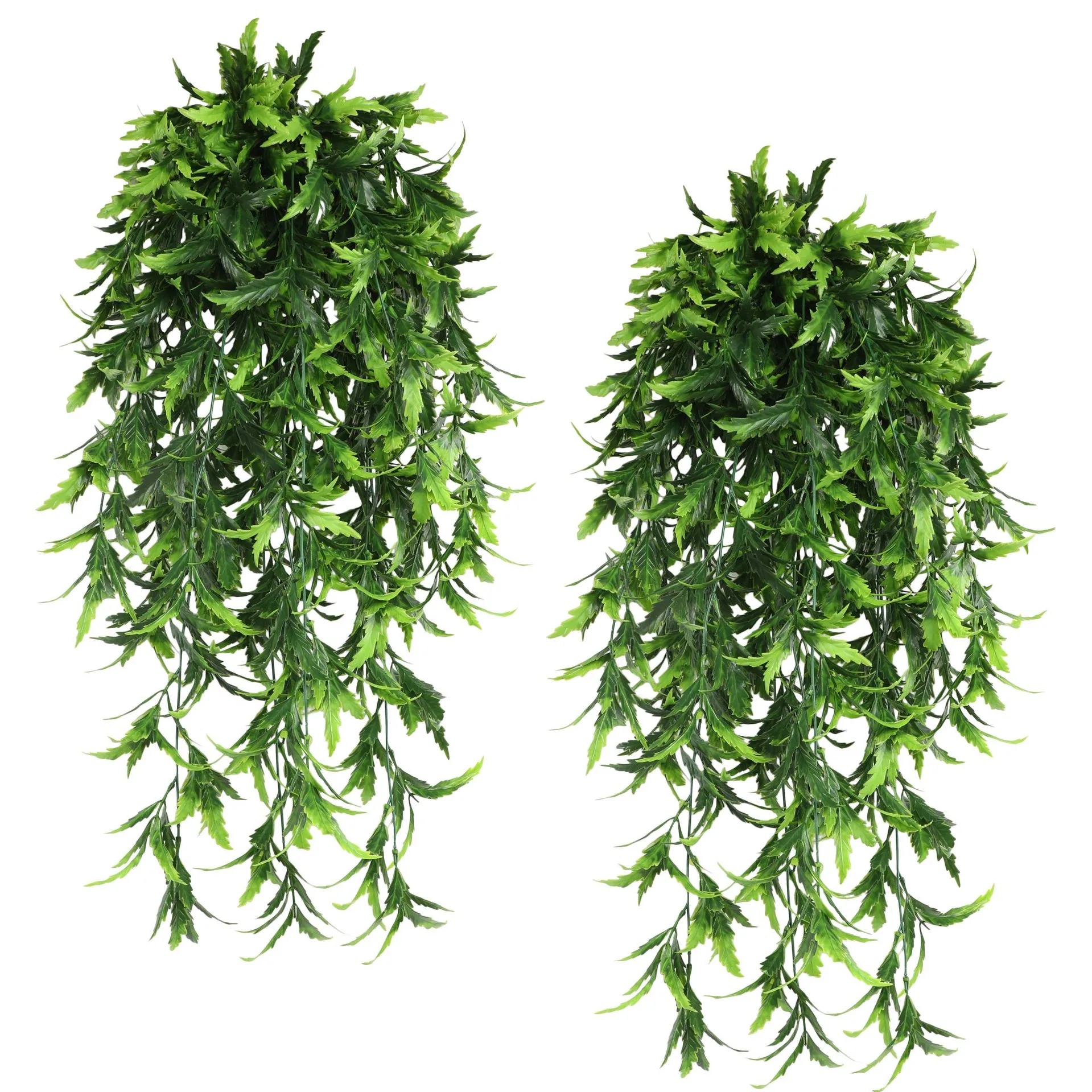 5 Stems Multi Models Lush Natural Lifelike Hanging Fake Artificial Plants for Wall Wedding Party Decor