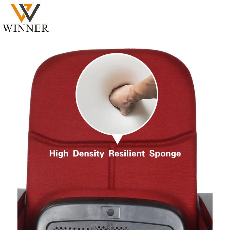 Factory Wholesale Durable Wear Resistant Skin Friendly Material Seat Cover Theater Chair