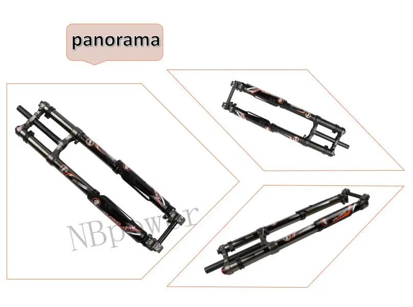 High quality DNM USD-8S bicycle air suspension inverted front fork/electric motorcycle 110x20mm for enduro frame