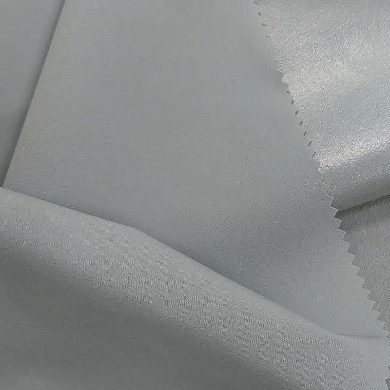 Breathable TPU Clear Membrane Laminated 4 Way Stretch Nylon Spandex Woven Waterproof Fabric for Raincoat