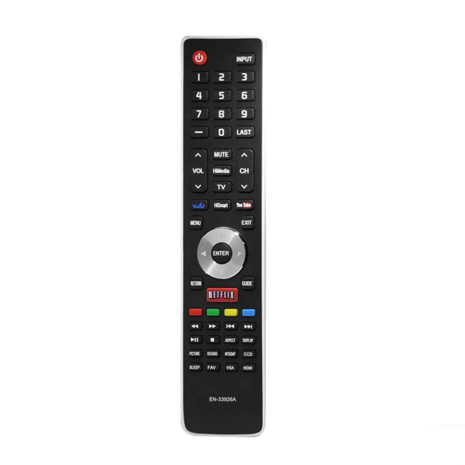 TV Remote Control EN-33926A Replacement for Hisense, Universal Remote Control for Hisense EN-33922A EN-33925A EN-33927A