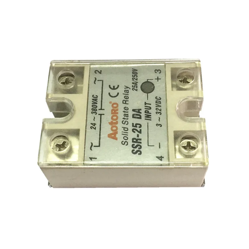  12v пусковое реле SSR-25DA твердотельные гарантированно хорошего качества постоянного тока для питания тока: постоянный