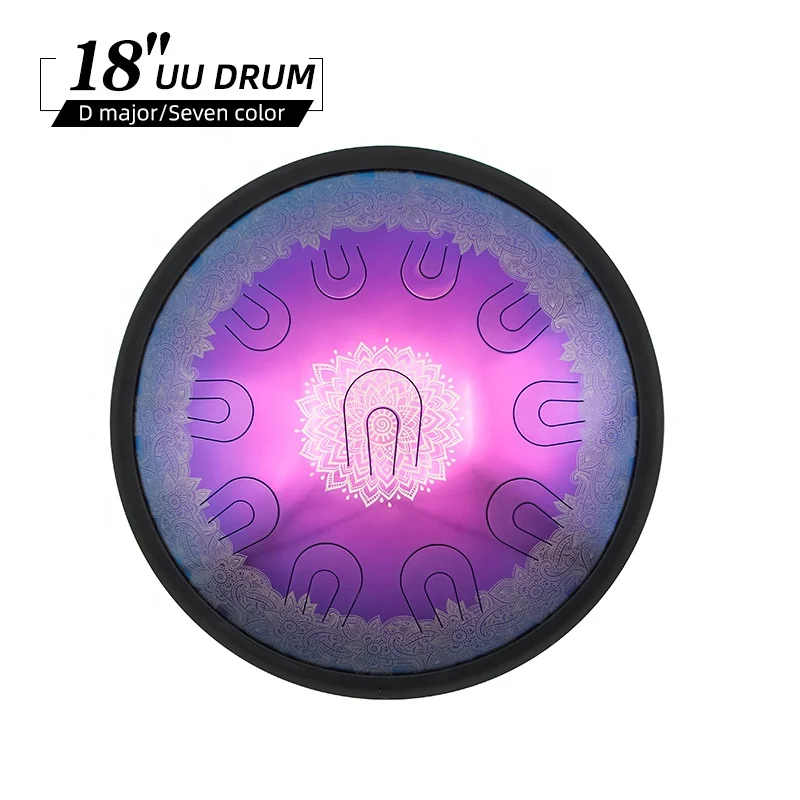  UU барабан для D малых Большой ручной 18 дюймов handpan или Roma стальной с язычком бесплатным мешком