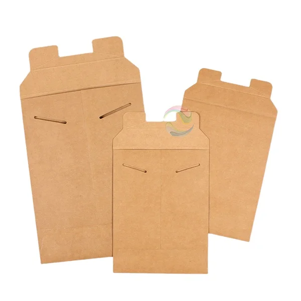 Luxury Custom A4 A5 Size Brown Kraft Paper Envelope Packaging