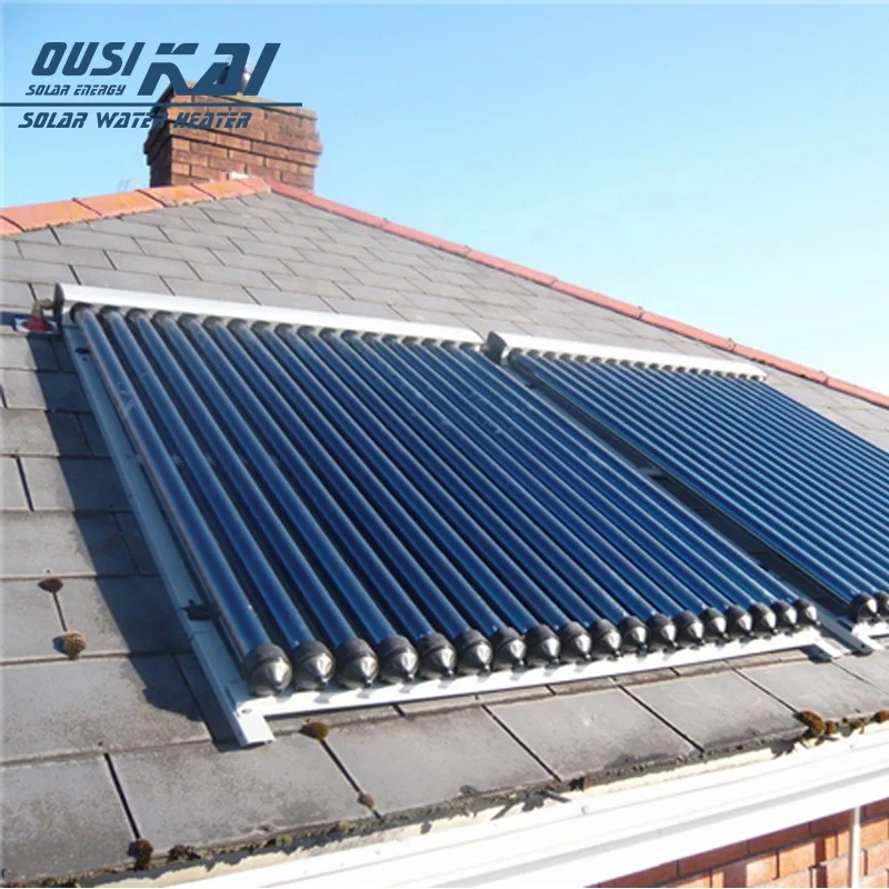 Split Pressurized Solar Water Heater Vacuum Solar Collector Heat Pipe