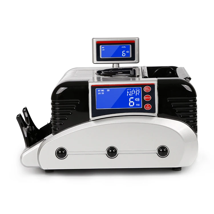 
The most advance money counting equipment LCD Display bill counter Machine for cashier fake money detected 