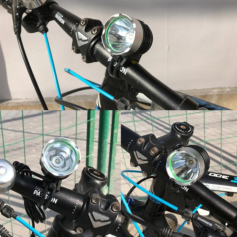 1200 Lumen Waterproof Usb 360 Degree Bike Led Front Light Bicycle Rechargeable Headlight