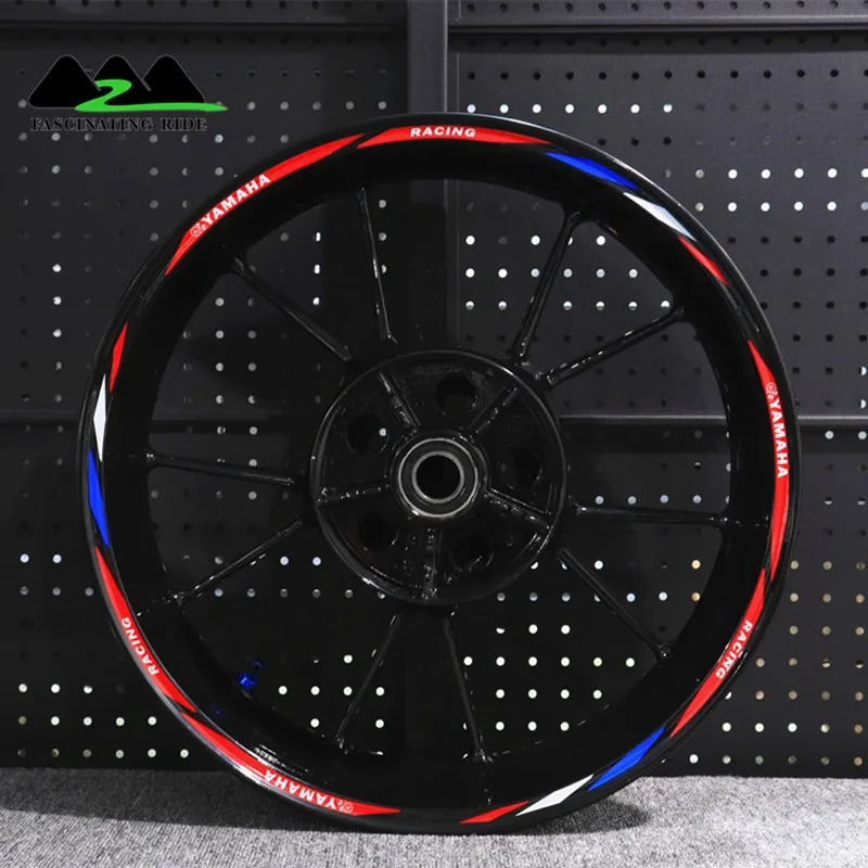 
R6 Motorcycles waterproof Reflective sticker motorcycles Individualization wheel stickers Reflective Rim Stripe Tape 