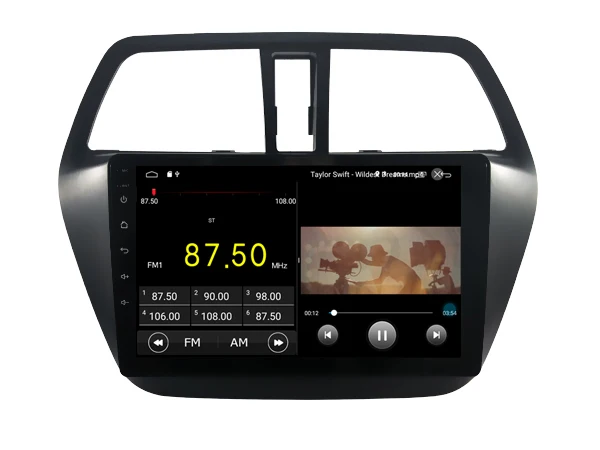 9 inch HD screen car gps navigation Android 9.0 car multimedia player For SUZUKI S-CROSS/SX4 2014