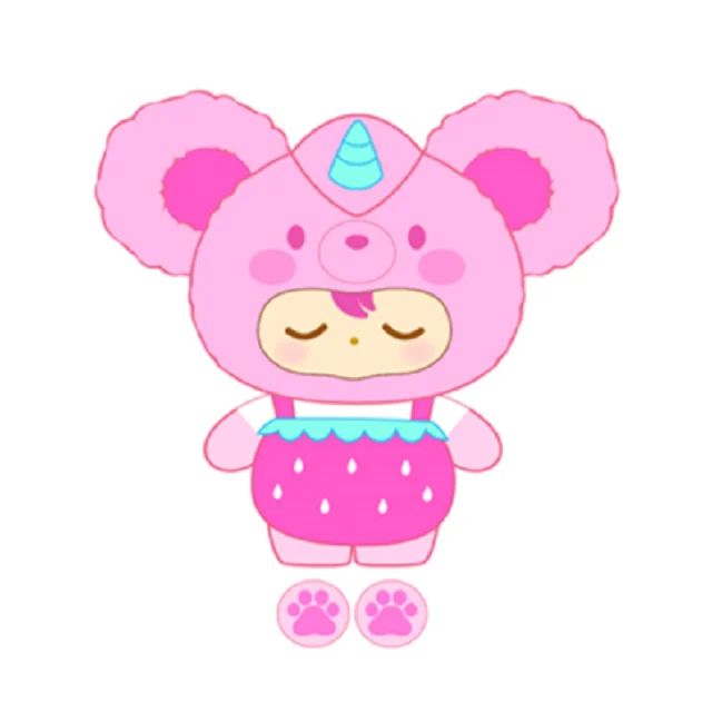 SUPERCUTE Blind box Action FigureToys Dolls Model Blind Box silicon plush blind box toys