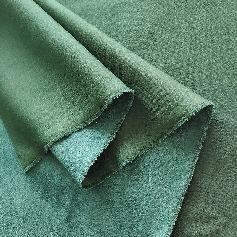 Customizable Colors 92 Polyester 8 Elastane Suede Scuba Knitted Fabric Used For T-shirts Tops&Hoodie