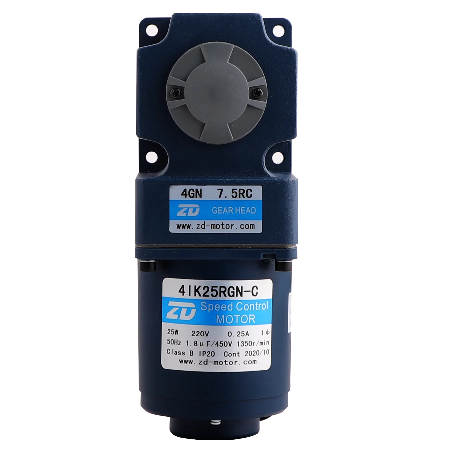 ZD Leader AC Speed Control 25W 40W Right Angle Shaft Geared Motor For Pizza Oven