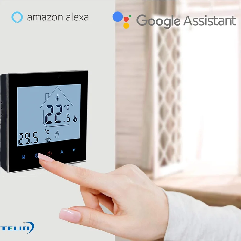 Weekly Programmable Wifi Room Thermostat For Underfloor Electric Heating System  Google Home Alexa IFTTT Tuya