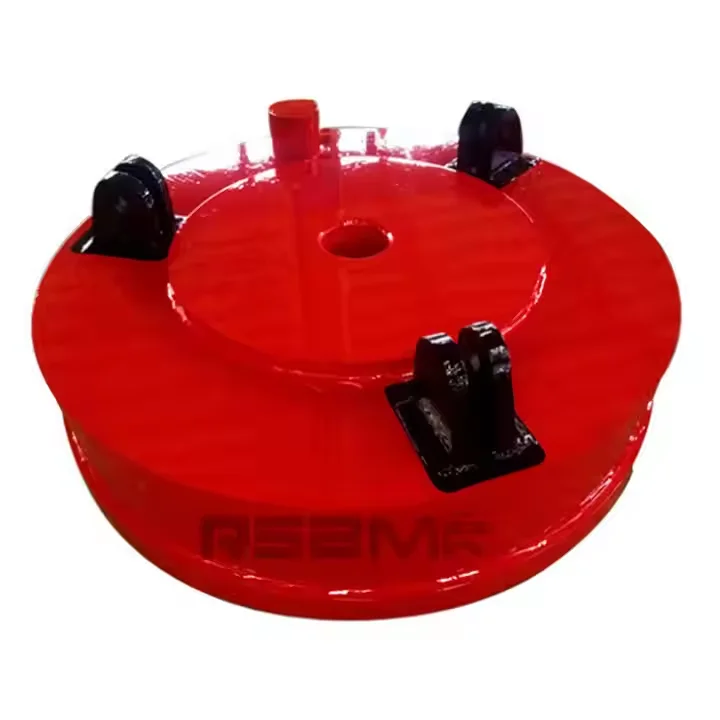 YUGONG Factory Direct Electromagnetic Chuck with Lifting Magnet  for Scrap Iron Magnetic Chuck