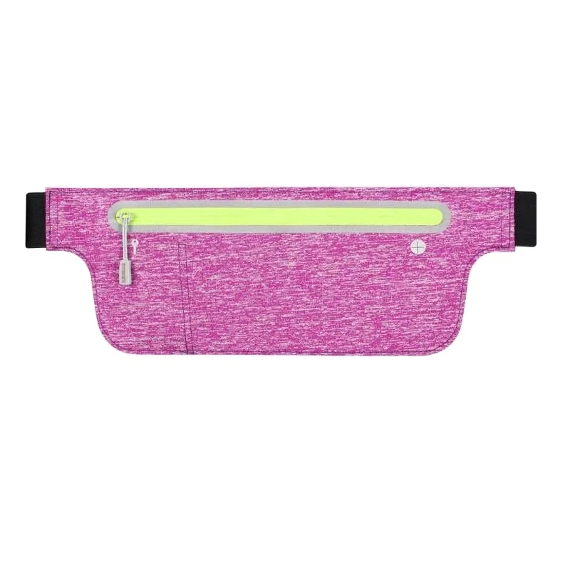 Hot sale Waist Running sport outside Bag Fitness Sport Mobile Phone Belt Jogging Multicolor elastic running belt bag