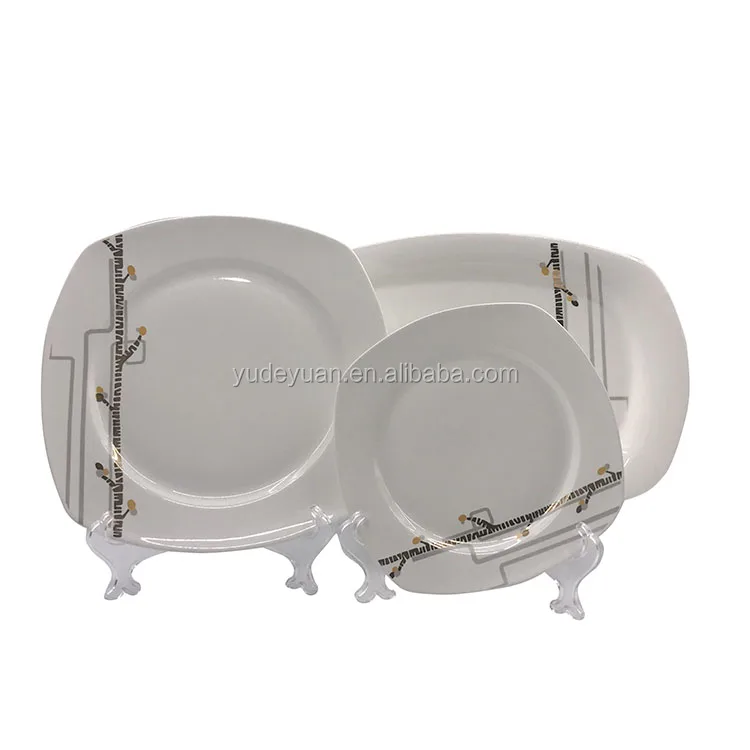 Western Ceramic Bone china Porcelain Tableware Dinnerware Sets 66pcs 130pcs Arcopal Dinner Set
