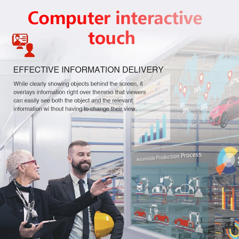 Factory Price Self-Adhesive Advertising Display Ultra-Thin P2.6 P3.9 P7.8 Transparent LED Screen Display For Glass Window Wall