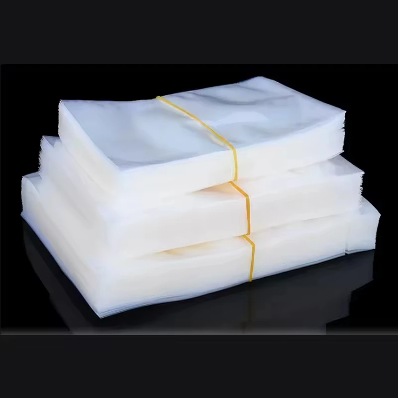 In Stock Plastic Nylon Retort Pouch Vacuum Packaging Vacuum Food Sealer Bags Transparent Heat Seal Storage Freezer Shrimp Bags