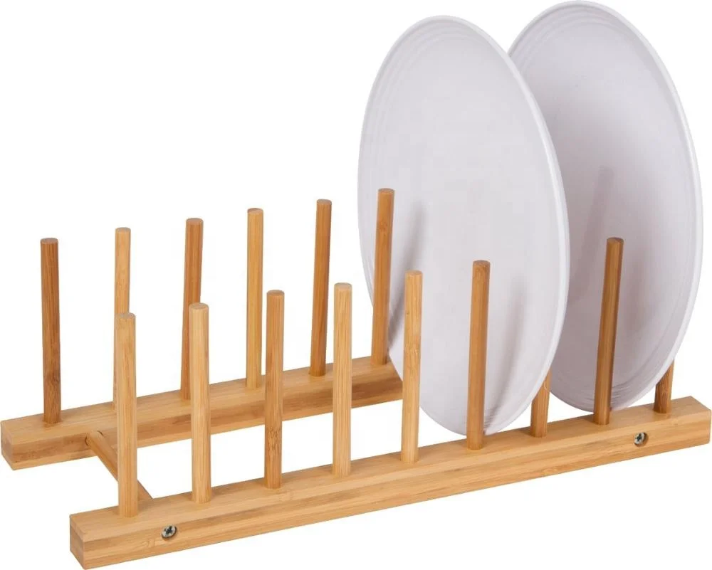 Eco-friendly Bamboo Kitchen Dish Drying Rack