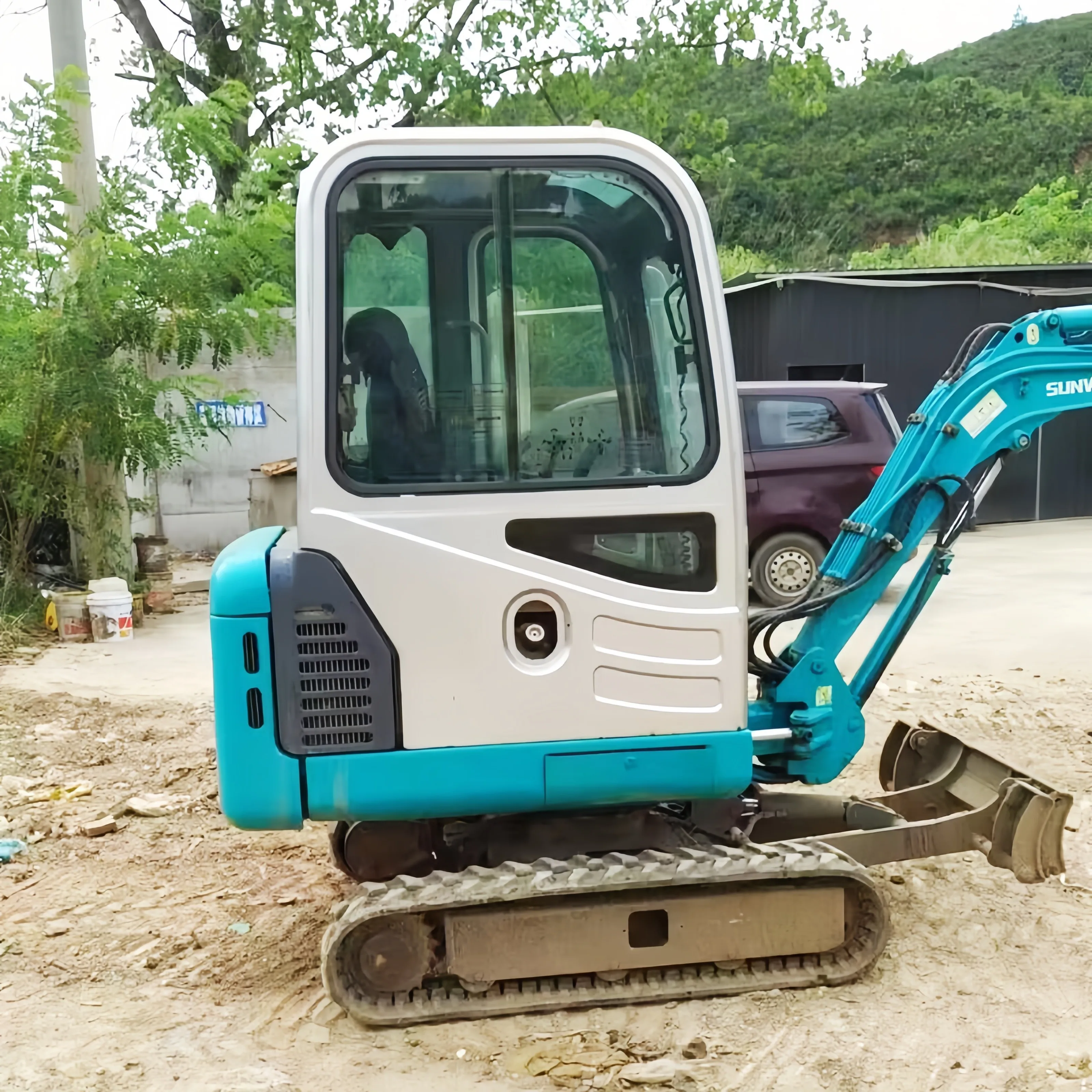 Mini Excavator SunWard SWE17 Fast Delivery Mini Small Excavator 0.8ton 1ton 1.2ton 1.5ton 2ton Chinese Used Excavators For Sale