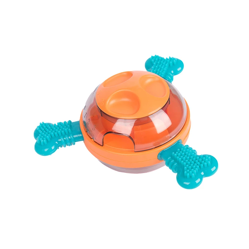 Dog Pet Interactive Toy Exercise Bite Power Abilityand Clean Teeth Coated with Meat Paste Peanut Butter for Pets To Lick