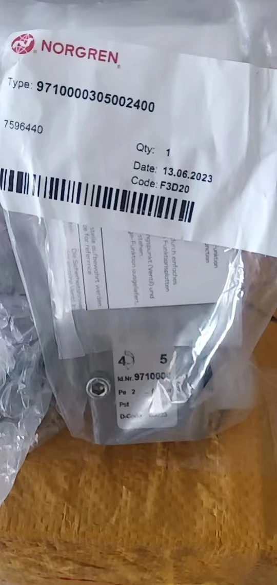 Solenoid valve Norgran 9710000 Spool valves electromagnetic actuated