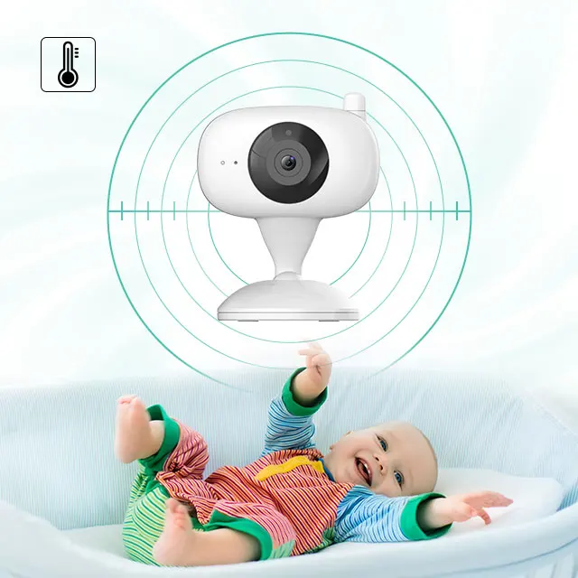 HDKing 4.3 Inch Display Screen Smart 2.4ghz 50 Degree Wifi Audio Video IP Wireless Night Vision Baby & Pet Monitor Camera