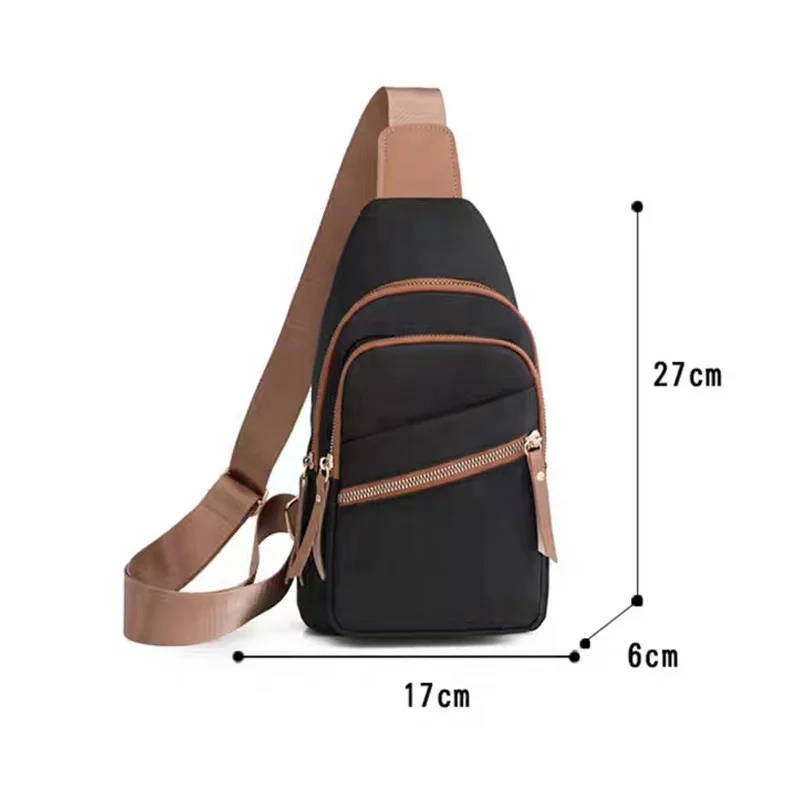 Custom Mens Messenger Crossbody Backpack Shoulder Bag Unisex Waterproof Sling Bag Pouch for Women Men