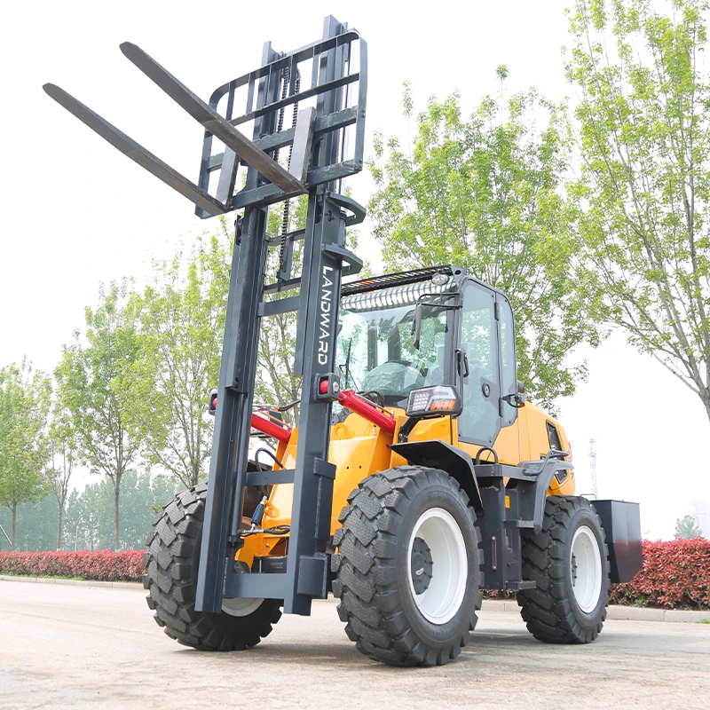 Factory Direct Sale 1 Ton 2 Ton 4 Ton All Terrain Off-Road Forklift Cheap Price For Sale